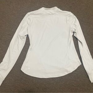 Lululemon Rulu Running Long-Sleeve Mock Neck shirt white